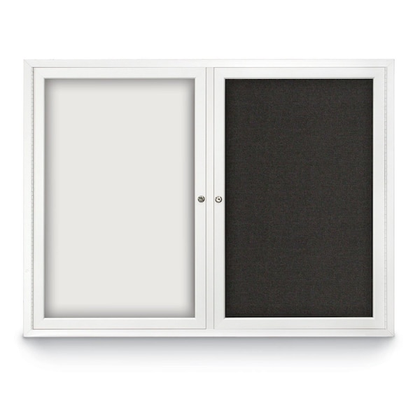 Corkboard, Burgundy/Black, 48" x 36"